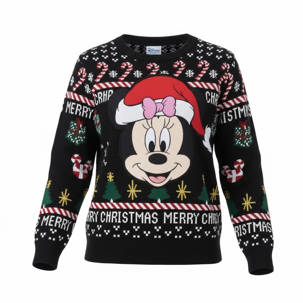 Disney Black and Red Holiday Sweater